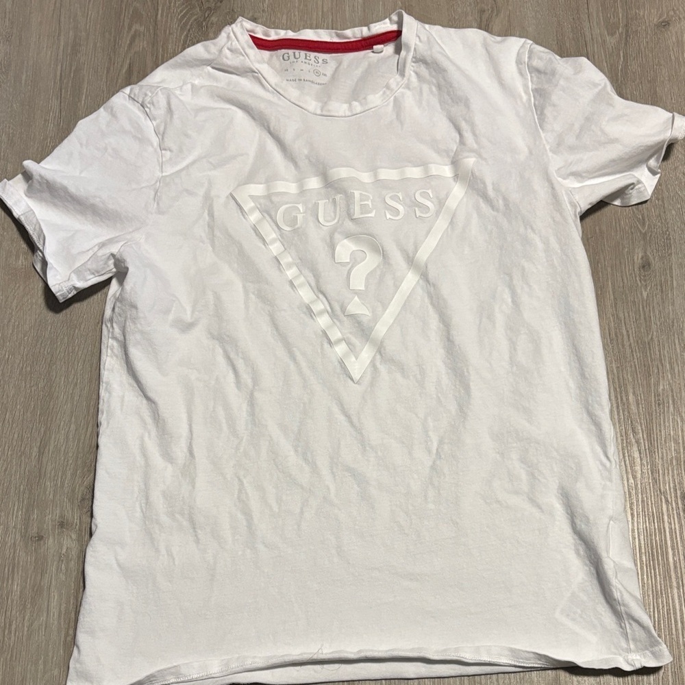 Guess Classic White Tee with Logo